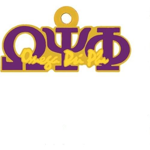 Metal Alloy Golden Yellow Purple Color Sorority phi psi Charm School College Organization Fraternity Pendants