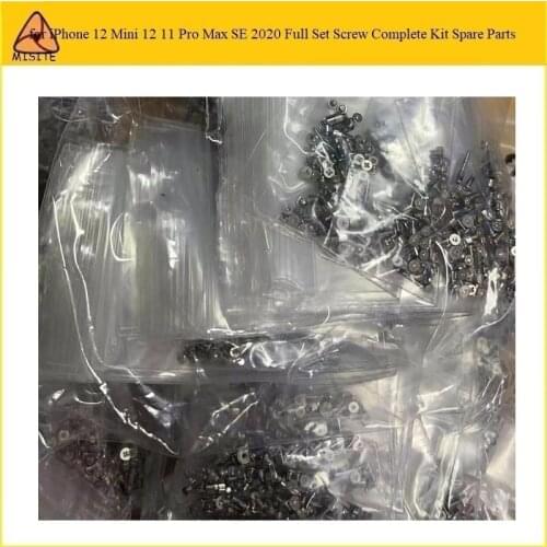 50pcs for iPhone 12 Mini 12 Pro Max SE 2020 complete Full Screws Set Kit Repair Replacement Parts for iPhone 11 Pro Max