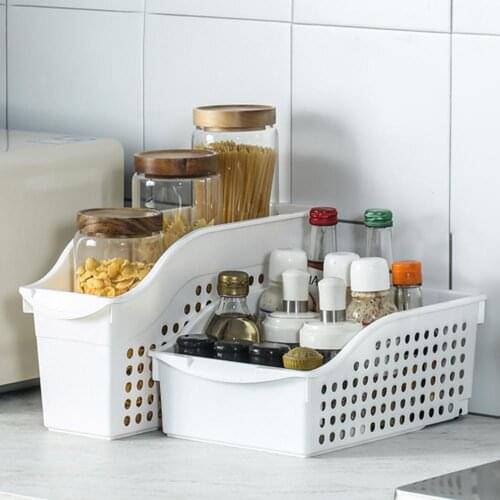 Fruit Vegetable Storage Box Basket Home Kitchen Bathroom Cupboard Organizer