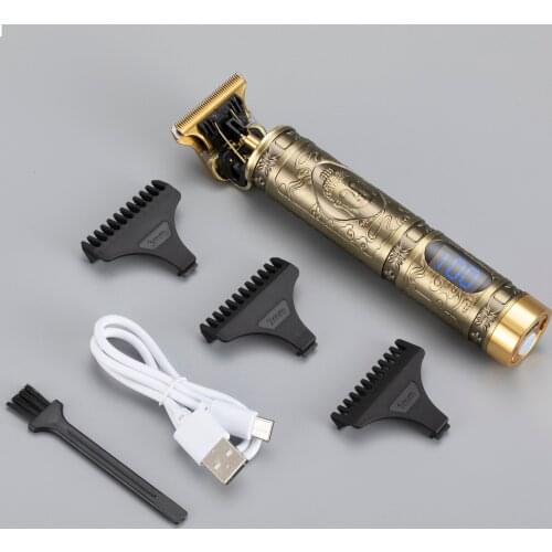 Professional Hair Clipper For Men Electric Hair Trimmer Rechargeable Barber Clippers Cordless T9 Hair Cllipper Machine 003