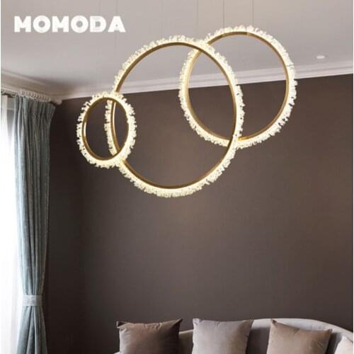 Modern K9 Crystal Chandeliers Lighting High-end Copper Ceiling Lamps for Living Dining Room Bedroom Loft Villa Home Decor Lights