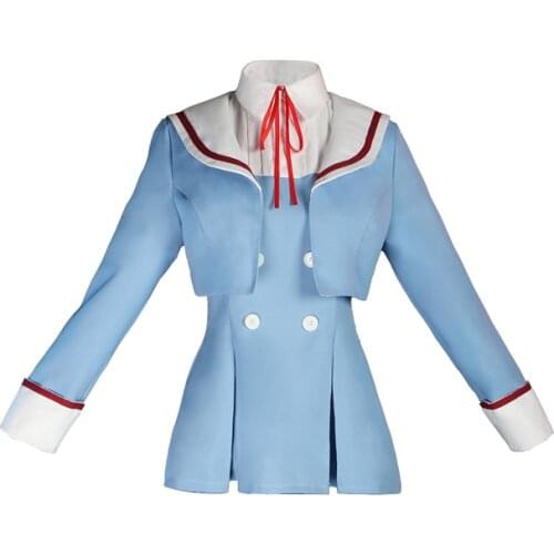 Deluxe Shinzaki Kuon Cosplay Costume Anime High-Rise Invasion Dress Up Carnival Party Clothing