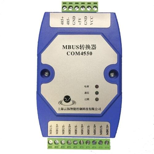 RS485 RS232 Serial Port to MBUS / M-BUS Meter Reading COM4550 Converter Module 300 Slave Station