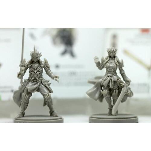 Special offer die-casting resin model KD ex05 death green knight suit resin white model free shipping