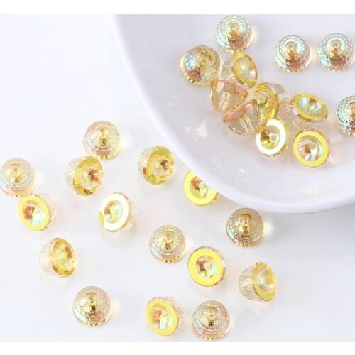 Round Shape Hole Rhinestones Bracelets Jewelry Accessories Hole Beads DIY Art Crystals Stones Fancy Stones Crystal