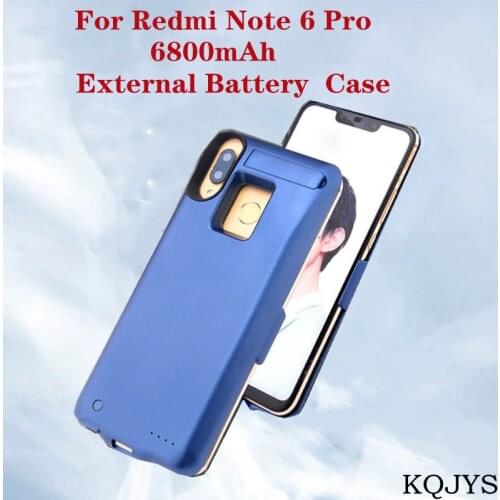 External Power Bank Battery Charging Cases For Redmi Note 6 Pro Portable Battery Charger Cases For Redmi Note 6 Pro Battery Case