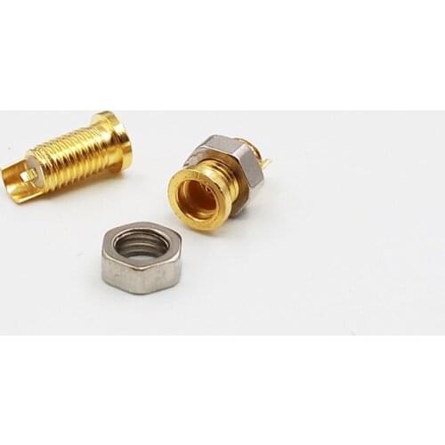 Universal MMCX Female Plug Socket Pure Copper MMCX Pin Plug 8.5mm