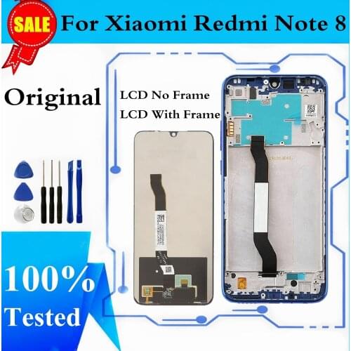 Original For Xiaomi Redmi Note 8 LCD Display Touch Screen Digitizer Assembly For Redmi Note8 Display Screen Replacement