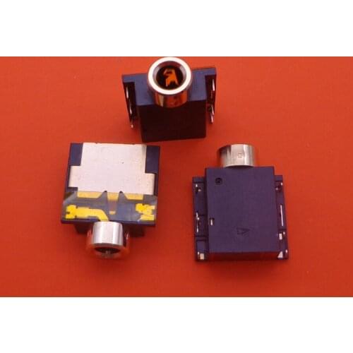 1pcs Audio Jack Headphone Port Microphone Socket Connector for MSI GE62 GE72 GE62VR GE72VR GP62 GS70 MS-1775B Motherboard