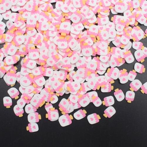 100g/lot Ice Cream Slices Polymer Clay Popsicle Soft Pottery for Toys Decoration DIY Crafts Filler Accessories