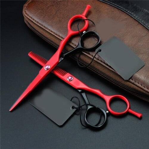 5.5inch brand Professional Hair Cutting Thinning Scissors Stainless Steel Baber Supply Hairdressing Tool Right Hand