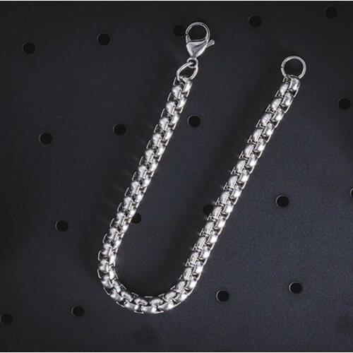 Charm bracelet male accessories mens bracelets bracelet men stainless steel 2020 bracelets mens Chain on hand fashion jewelry