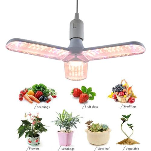 Newest Full Spectrum LED Grow Light 100W 150W 200W Plant Lights E27 Bulb Phytolamp Warm White for Indoor Greenhouse Vegs