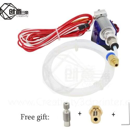 Creativity remote extruder kit 3d printer direct drive extruder 3d printer parts v6 j-head kite E3dv6 nozzle heating block