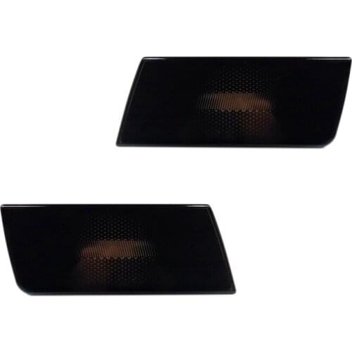 Smoked Black Lens Front Bumper Side Marker Light Shell for 2005-2010 Chrysler 300 Car Signal Light