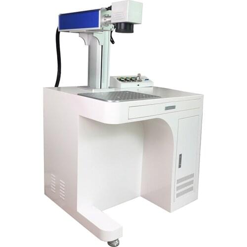 20W 30W 50W Metal Desktop Fiber Laser Marking Machines For Metal/Plastic/ABS/PVC/Steel with amazing laser effect