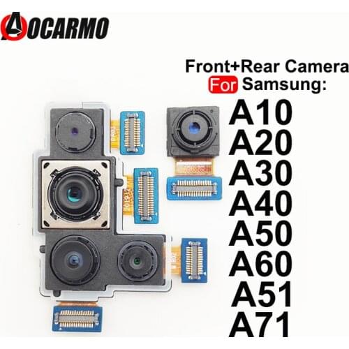 Main Big Rear Camera & Front Camera Flex Cable For Samsung Galaxy A10 A20 A30 A40 A50 A51 A60 A71 Replacement Part