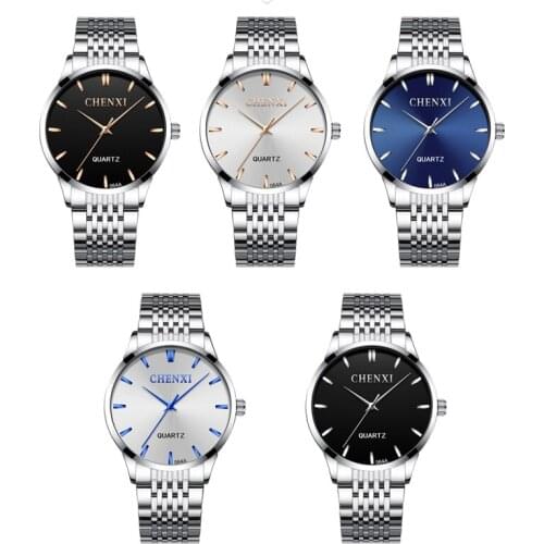 CHENXI Men Watches 2021 Luxury Stainless Steel Analog Quartz Watch Men Casual Simple Wrist Watches For Men Relogio Masculino