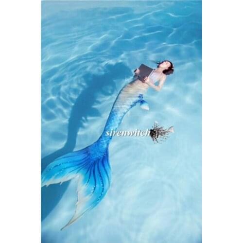 2019 NEW Girls Kids/Children Adult Women Men Mermaid Tail with Flipper Summer Vacation Beach Costumes Mermaid Swimsuits