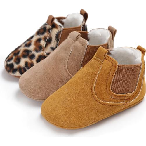 PU Leather shoes Newborn baby girl heart autumn lace Leopard first walker