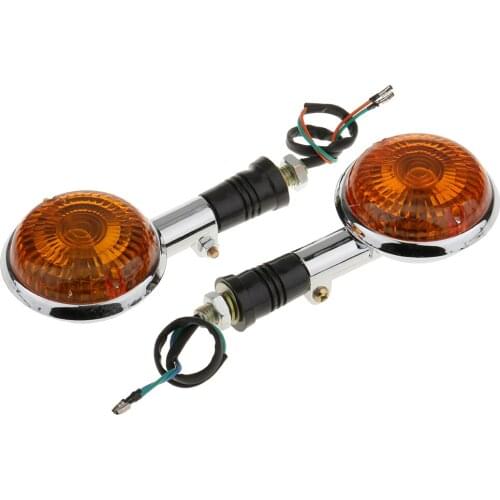 Pair Turn Signal Amber Lights for Yamaha V-MAX1200 /V-star /XVS1100 /XV250 Hight Quality Plastic
