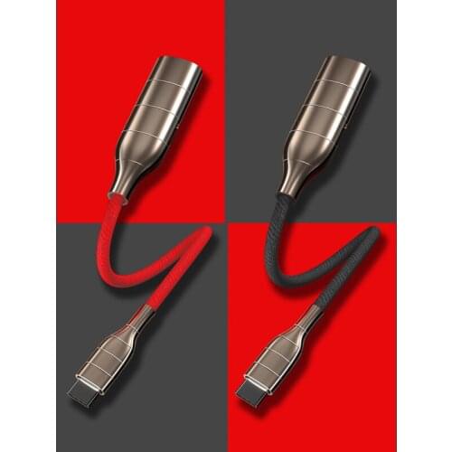 3 in 1 USB Type C to 3.5mm Jack Adapter USB-C Converter Type-C Fast Charging Adapt Audio Stereo Music Earphone Cable Connector