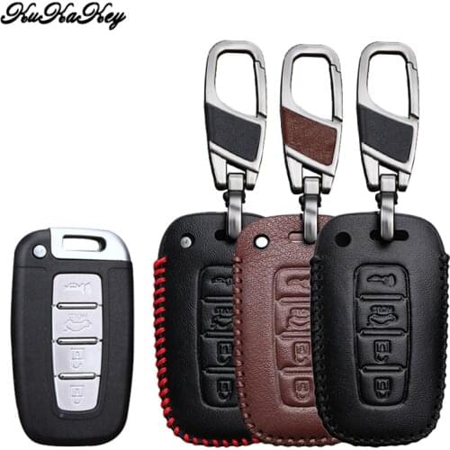 Remote Smart Car Key Case Cover For Hyundai Elantra Sonata Tucson Verna I30 IX45 Auto Key Cover Holder Car Styling Accessories
