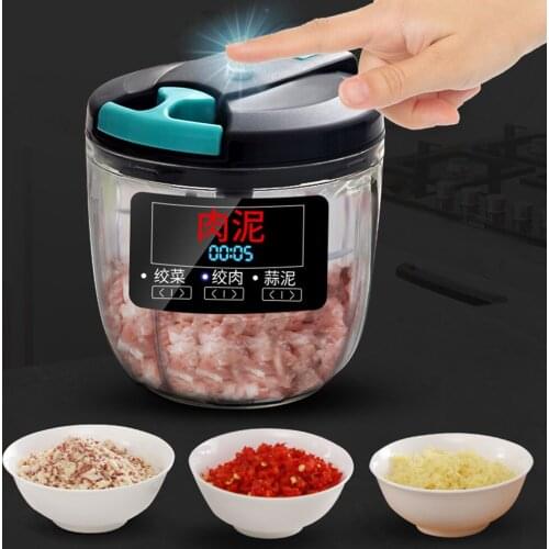 Manual Fruit Twist Shredder Vegetable Cutter Meat Grinder Mashed Garlic Food Processor Mixer Home Kitchen Chopper Artifact
