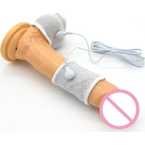 Sex Toys for Men Penis Erection Stimulator Electric Shock Penis Cock Rings Weave Scrotum Chastity Cage Holy Trainer Penis Rings