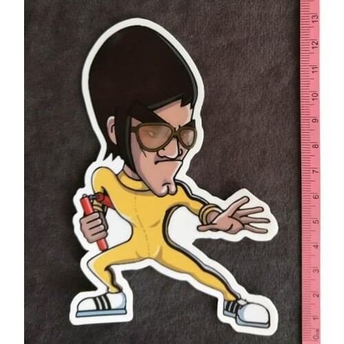 Superstar Bruce Lee Part 1 PVC Car Skateboard Laptop Luggage Vinyl Sticker Graffiti Laptop Luggage Decals Buy 3 Free 1