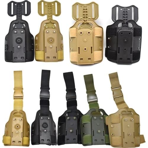 Tactical Leg Holster Drop Adapter Platform Thigh Holster Paddle for SIG P226 USP Compact Glock 17 Hunting Pistol Gun Accessories