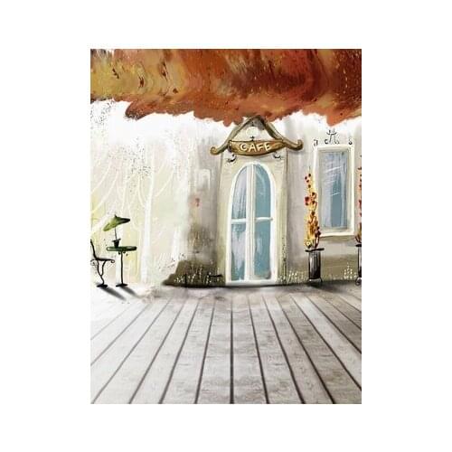 TR 10x10FT Indoor Cafe Coffe Shop Wooden Floor Wedding Background Customize Photography Backdrop Studio Vinyl for Baby Shoots