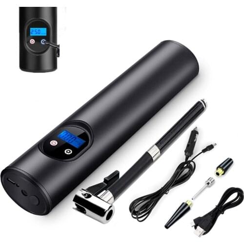 12V 150PSI electric car air pump compressor portable cordless mini tire pump car bicycle motorcycle compressor