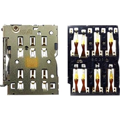 2Pcs Sim Card Reader Slot Tray Holder Connector Socket For Lenovo Legion 2 Pro 2Pro 5G L79031 Phone Duel 2 L70081 Contact Plug