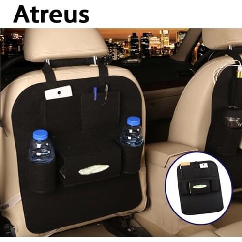 Atreus 1X For VW Polo Passat b5 b6 b7 golf 4 7 5 t5 Touran Toyota Corolla Car Styling back seat storage bag backpack Accessories