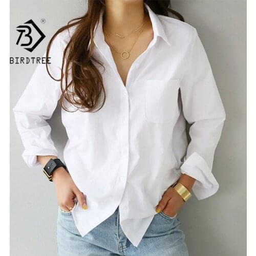 Womens Long Sleeve Shirts BIRDTREE TB China