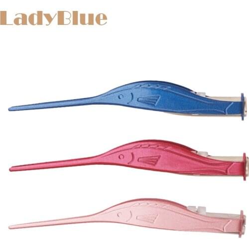 LED Flashlight Ear Forceps EarPick Cleaning Tweezers Tool Stainless Steel Nose Navel Visible Clip Earwax Removal Care