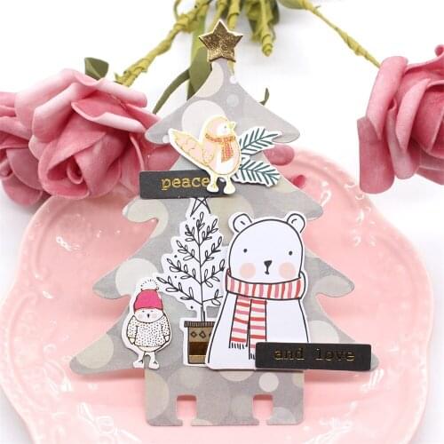 KSCRAFT Christmas Tree Memorydex Metal Cutting Dies Stencils for DIY Scrapbooking Decorative Embossing DIY Paper Cards