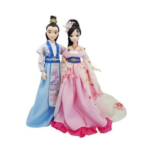 Kurhn New Arrival Couples Dolls For Boy Girl Doll Birthday Gift- Tianxian Pei#9112