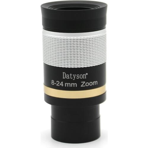Datyson 1.25" Deluxe Zoom Telescope Eyepiece 8-24mm Fully Metal Goggles with FMC Broadband HD Green Film