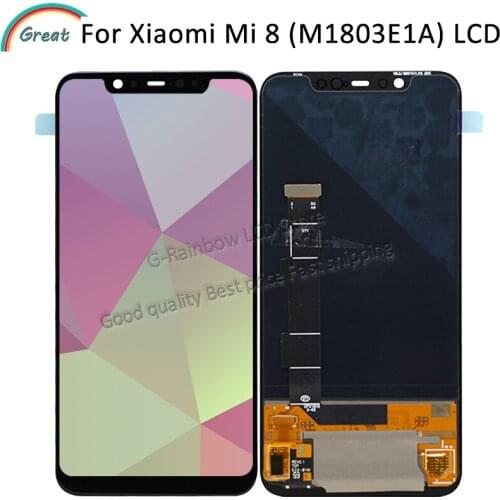 OLED For Xiaomi Mi 8 lcd Display M1803E1A Touch Screen Digitizer Assembly Replacement For Xiaomi Mi8 LCD Display with tools