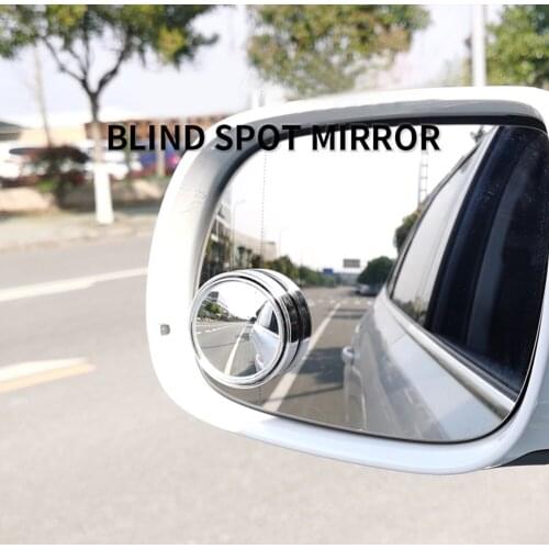 Parking Mirrors Convex Rearview Round Car Blind Spot Wide Angle Mirror Pack 2 for Caring Personal Cars Accessories