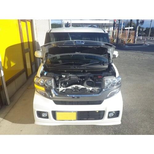 For 2011-2017 Honda N-BOX custom JF1 Front Bonnet Hood Modify Gas Struts Carbon Fiber Spring Damper Lift Support Absorber