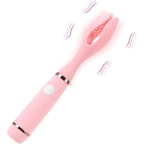 10 Speed Nipple Massager Dildo G spot Stimulator Clitoris Clip Vibrator Masturbation Intimate Goods Sex Toy for Women Couples