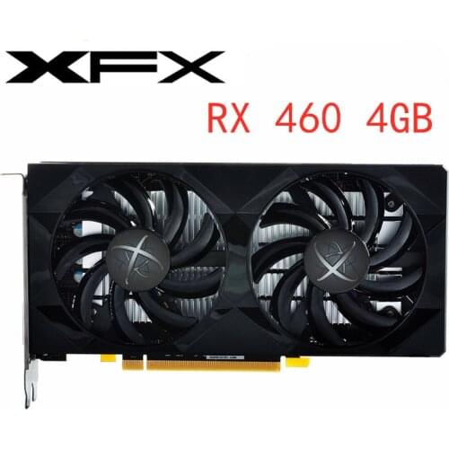 XFX Video Card RX460 4GB 128Bit GDDR5 Graphics Cards for AMD RX 400 series VGA Cards RX 460 560 470 570 Used