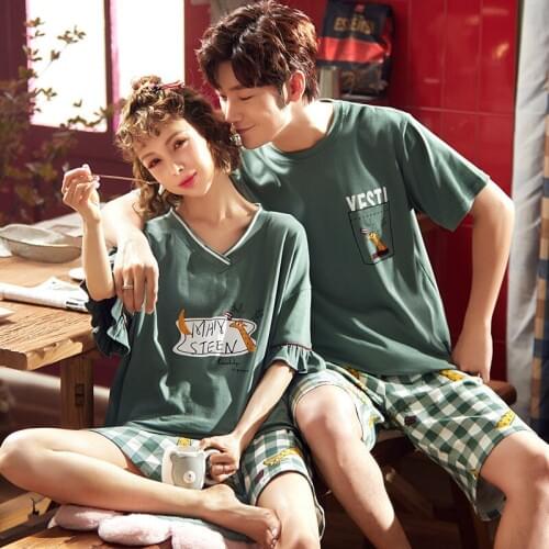 Zwblinlovek Women's Cotton Pajamas