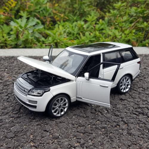 1:24 LAND ROVER Range Rover Alloy SUV Car Model Diecasts Metal Toy Off-road Vehicles Model Simulation Collection Childrens Gift