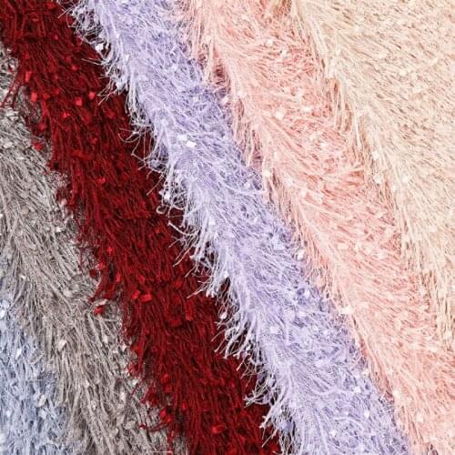 5Colours Tassel Plush Fabric 2020 High quality Newborn Baby Photography Props Long Velvet Fabric Fur Tissu