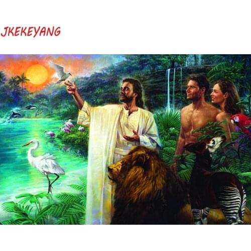 5D DIY square/round Diamond painting Jesus Cross Stitch Diamond Embroidery Pattern Rhinestone home decor J2698