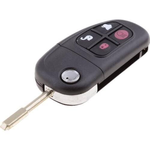 Car Remote Keyless Entry Key Fob Case 433Mhz for Jaguar XJ XJR X S Type